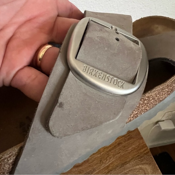 BIRKENSTOCK SIENA BIG BUCKLE DOVE GRAY SIZE 10-10.5 - Picture 14 of 16